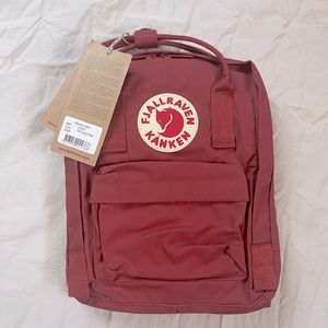 NWT Fjallraven mini backpack in Deep Red